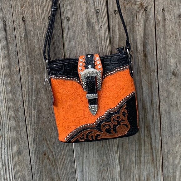 Burnt Orange Western Purse - Picture 3 of 13